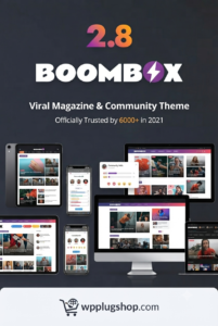 BoomBox Viral Magazine WordPress Theme – News, Blog & Interactive Content Website Builder