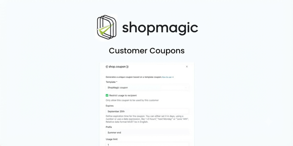 ShopMagic Customer Coupons 2.3.0 – WooCommerce Automated Loyalty Coupon Plugin