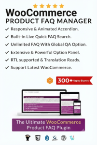 WooCommerce Product FAQ Manager – Product Questions, FAQ Pages & Customer Support