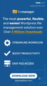 WP File Manager PRO 8.4.3 – WordPress File Manager Plugin & FTP Alternative