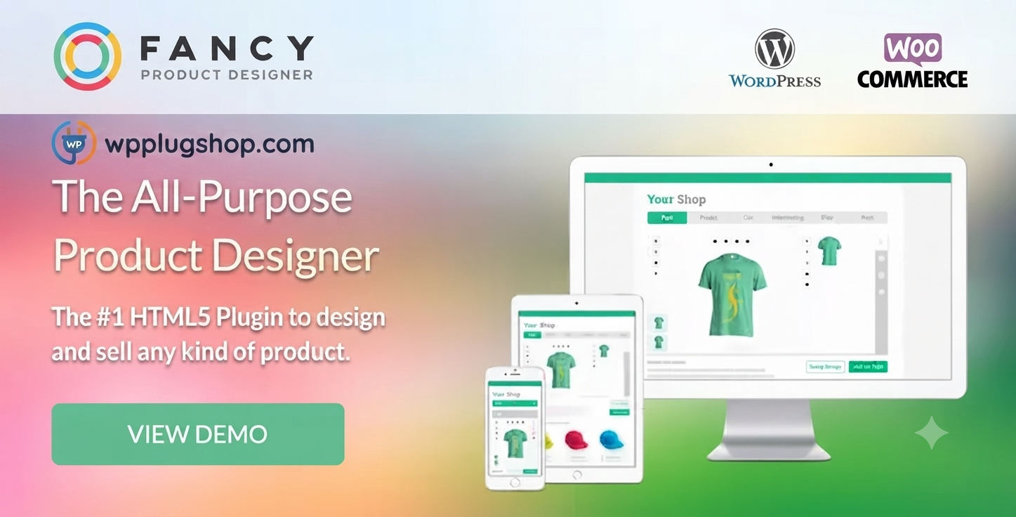 Fancy Product Designer for WooCommerce & WordPress – Product Customizer Plugin