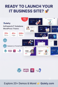 Quiety – Software & IT Solutions WordPress Theme