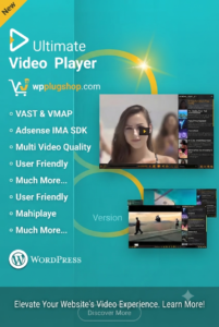 Ultimate Video Player WordPress Plugin – Responsive HTML5 Video Player for YouTube, Vimeo & WooCommerce