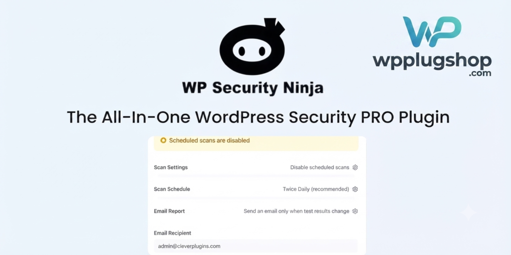 Security Ninja PRO 5.299 – Advanced WordPress Security Plugin & Malware Scanner