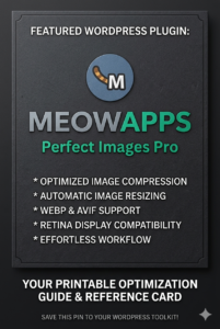 Meow Perfect Images Pro – Advanced Image Optimization Plugin for WordPress