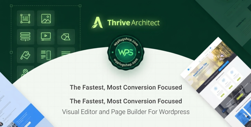 Thrive Architect WordPress Page Builder – Conversion-Focused Landing Page Plugin