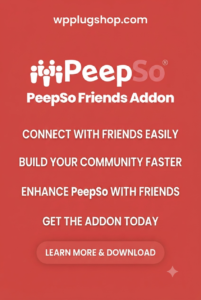 PeepSo Friends Addon – Friend Requests, Mutual Friends & Community Networking for WordPress