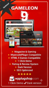 Gameleon – WordPress Gaming Magazine & Arcade Theme