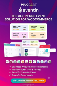 WP Eventin Pro – Event Manager, Event Calendar & Event Tickets for WooCommerce