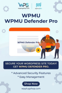 WPMU DEV Defender Pro – WordPress Security, Firewall & Malware Protection Plugin