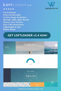 LoftLoader Pro 2.5 – Preloader Plugin for WordPress