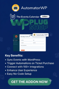 AutomatorWP – The Events Calendar Addon for WordPress Automation