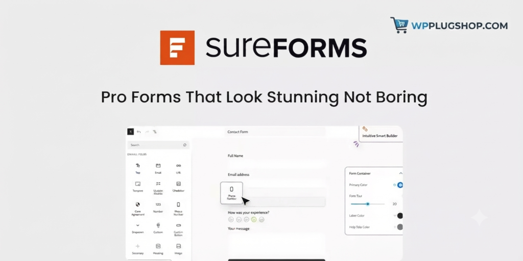 SureForms Pro – AI-Powered WordPress Form Builder for Stunning Contact & Lead Forms