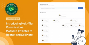 AffiliateWP Multi-Tier Commissions Addon – Advanced WordPress Affiliate Commission System