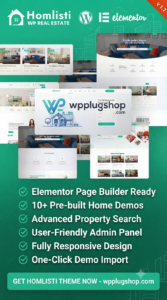 Homlisti – Real Estate WordPress Theme with Advanced Property Listings & RTL Support