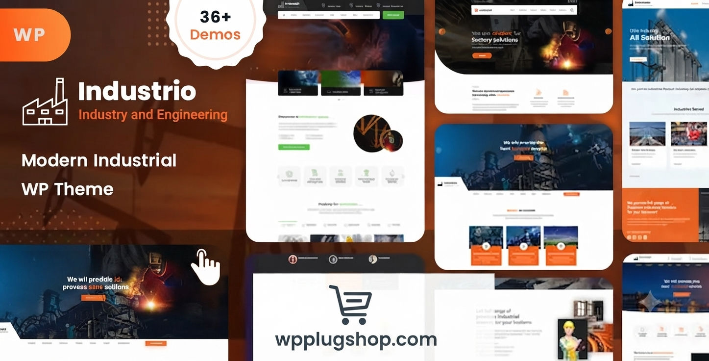 Industrial – Industry & Factory WordPress Theme