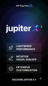 JupiterX 4.50.0 – WordPress Website Builder & WooCommerce Theme