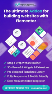 Droit Elementor Addons Pro – Advanced Elementor Widgets, Templates & WooCommerce Builder