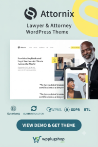 Attornix Theme 1.2.3 – Attorney & Lawyer WordPress Theme