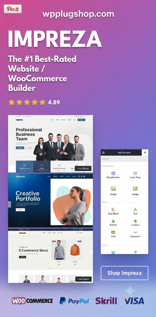 Impreza Multi-Purpose WordPress Theme | Premium Elementor & WooCommerce Builder