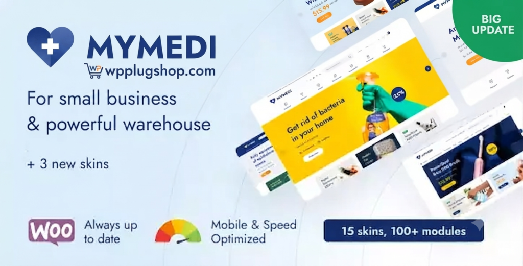 ✅ MyMedi Responsive WooCommerce WordPress Theme – Medical & Ecommerce Store Solution
