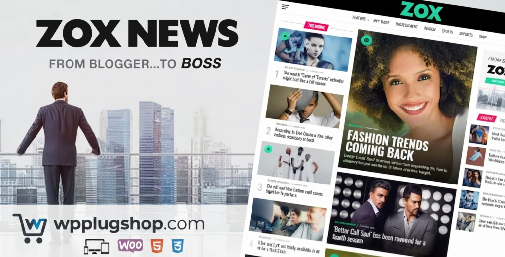Zox News – Professional WordPress News & Magazine Theme | Responsive Newspaper, Editorial & Blog WP Theme