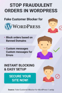 Fake Customer Blocker for WordPress 1.0.4 | WooCommerce Fraud Prevention Plugin
