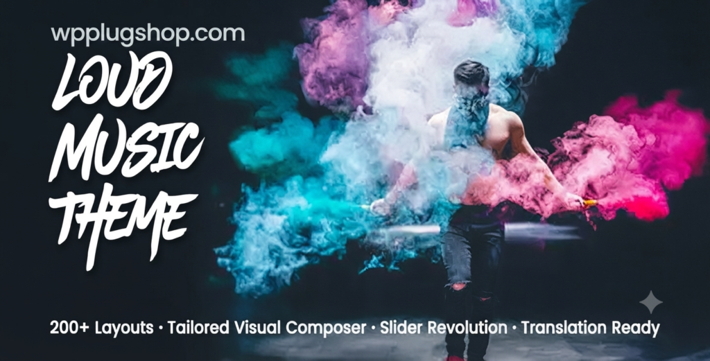 Loud Theme 2.6.43 – Modern Music WordPress Theme for Artists, DJs & Bands