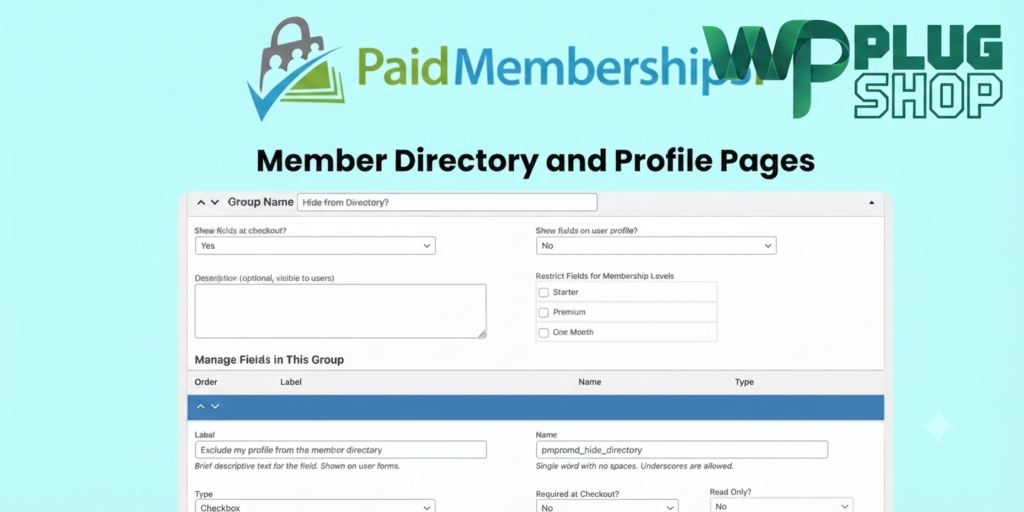 Member Directory and Profile Pages Addon – Paid Memberships Pro Plugin
