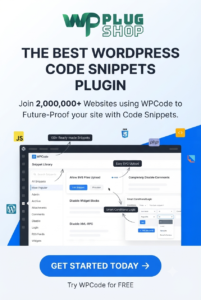 WPCode Pro – Advanced WordPress Code Snippets & Script Manager