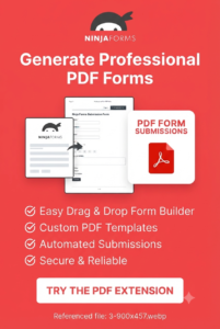 Ninja Forms PDF Form Submission – WordPress Form to PDF Automation Plugin