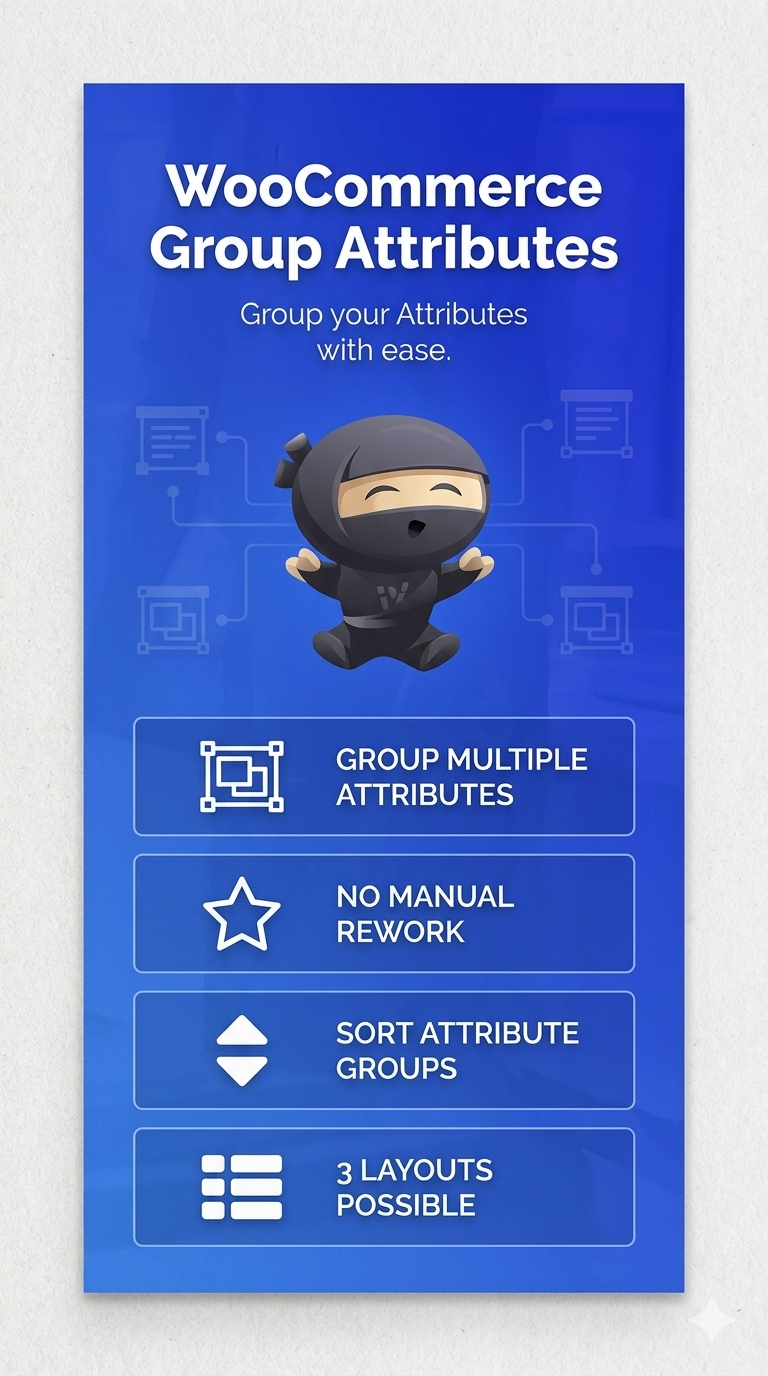 WooCommerce Group Attributes – Advanced Product Attribute Management Plugin
