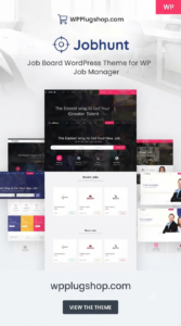JobHunt: Professional Job Board WordPress Theme for WP Job Manager