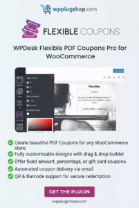 WPDesk Flexible PDF Coupons Pro for WooCommerce – Digital Gift Card & PDF Voucher Plugin