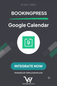 BookingPress Google Calendar Integration Addon 3.3 – Google Calendar Sync Plugin