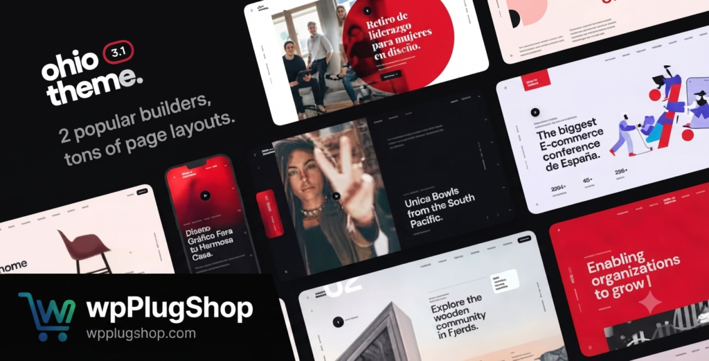 Ohio – Creative Portfolio & Agency WordPress Theme for Elementor & WooCommerce