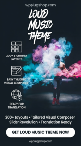 Loud Theme 2.6.43 – Modern Music WordPress Theme for Artists, DJs & Bands