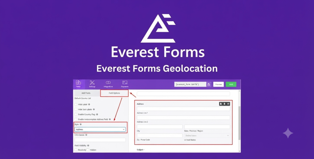 Everest Forms Geolocation Addon – Google Maps & Address Autocomplete for WordPress