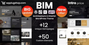 BIM Theme – Architecture & Interior Design Elementor WordPress Theme