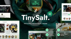TinySalt – Personal Food Blog WordPress Theme