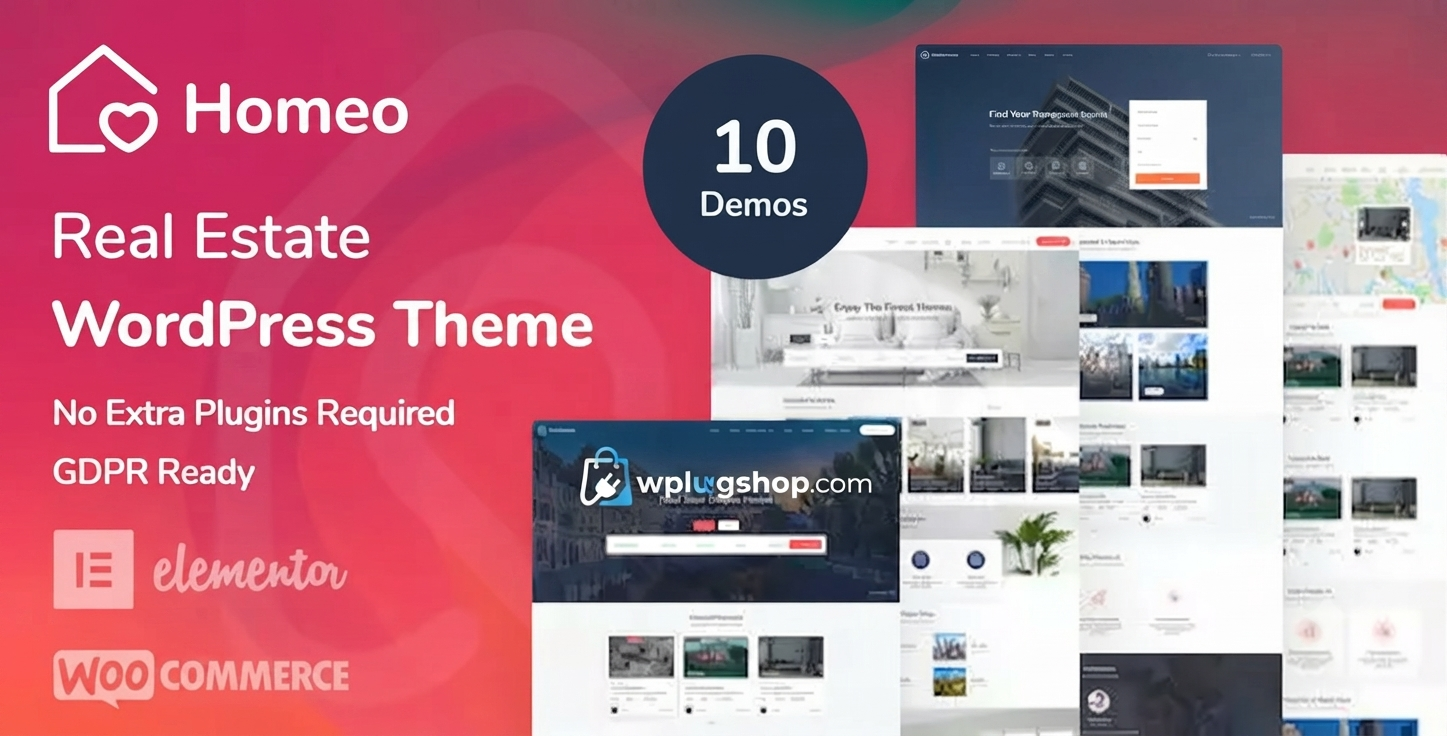 Homeo – Real Estate WordPress Theme for Property Listings & Agencies