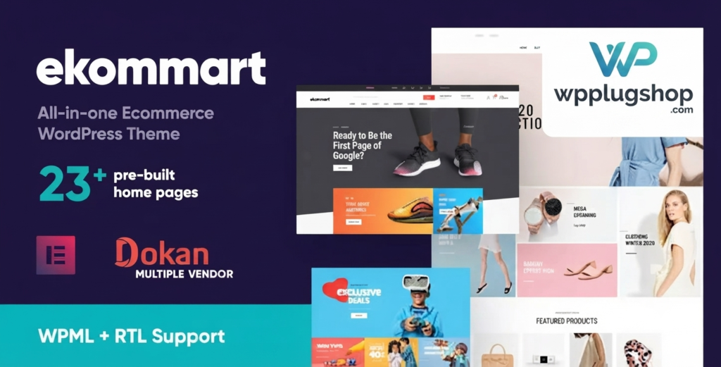 Ekommart Theme 4.1.6 – All-in-One WooCommerce eCommerce & Multi-Vendor WordPress Theme