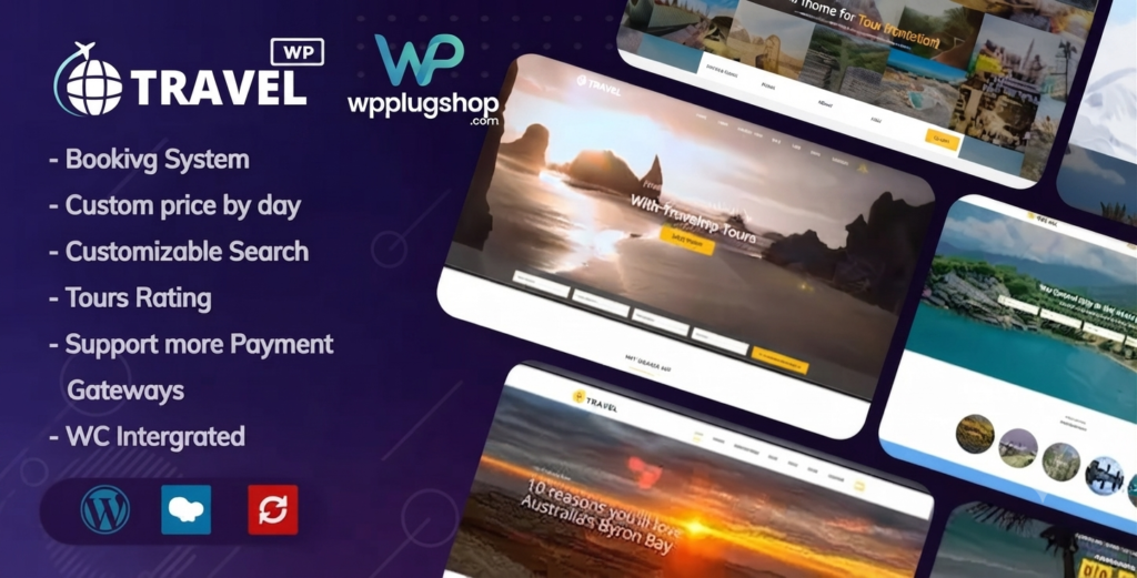 Travel Tour Booking WordPress Theme – Complete Tour Booking & Travel Agency System