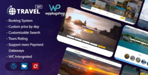 Travel Tour Booking WordPress Theme – Complete Tour Booking & Travel Agency System