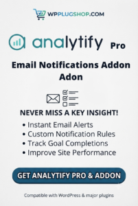Analytify Email Notifications Addon for WordPress