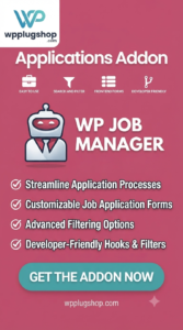 WP Job Manager Applications Addon 3.1.0 – WordPress Job Application & Applicant Management Plugin