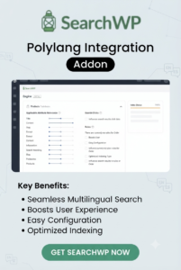 SearchWP Polylang Integration – Multilingual WordPress Search Addon