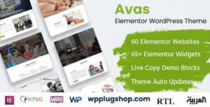 Avas Theme 7.0.2 – Multi-Purpose Elementor WordPress Website Builder Theme