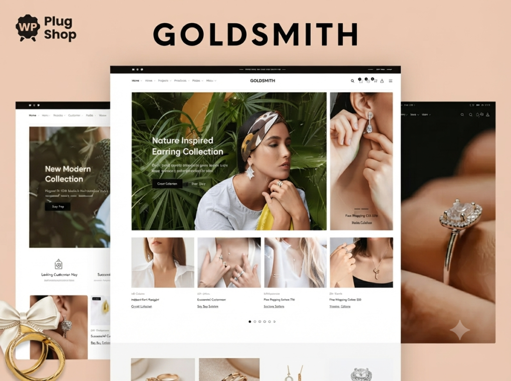 GoldSmith – Jewelry Store WooCommerce Elementor Theme