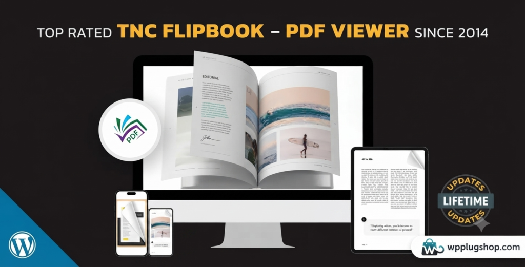 TNC Flipbook – Interactive PDF Viewer for WordPress